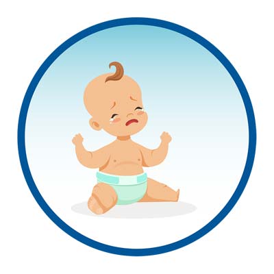 Baby being irritable
