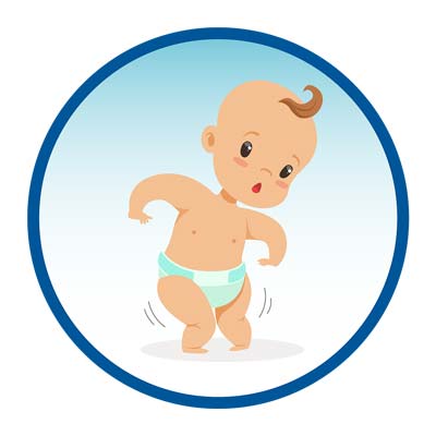 No wet diapers for 3 hours or more