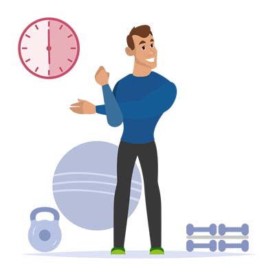 Exercising regularly for better health