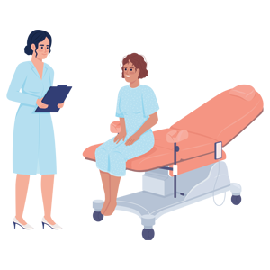 Patient consultation before medical procedure