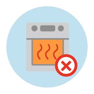 Avoid using the oven