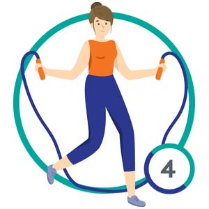 Exercising regularly to improve sleep quality